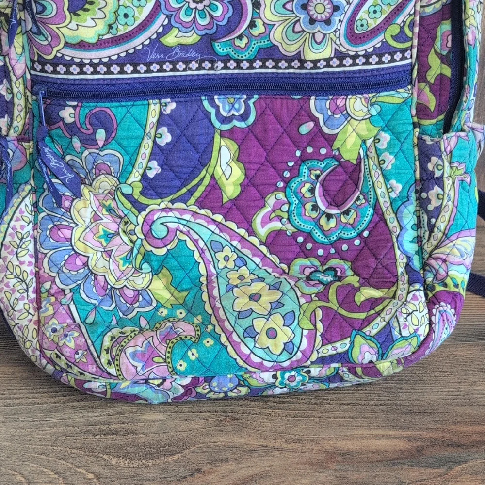Vera Bradley Paisley Campus Travel Backpack                        M355